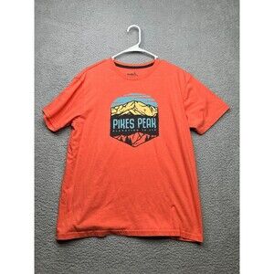 Pikes Peak souvenir short sleeve tshirt unisex size large recycled plastic